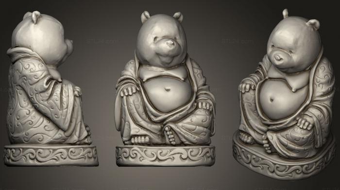 Indian sculptures (Poohdda (Winnie The Pooh Buddha), STKI_0159) 3D models for cnc