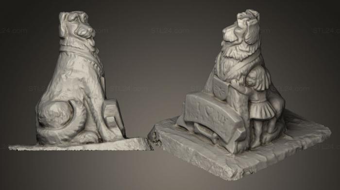 Статуэтки животных (Песчаная скульптура La Crosse WI Irish Fest 2018, STKJ_0104) 3D модель для ЧПУ станка