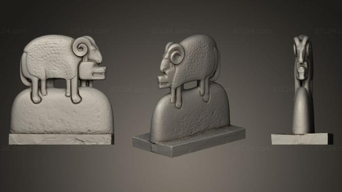 Animal figurines (A Wolf in Sheeps Clothing, STKJ_0160) 3D models for cnc