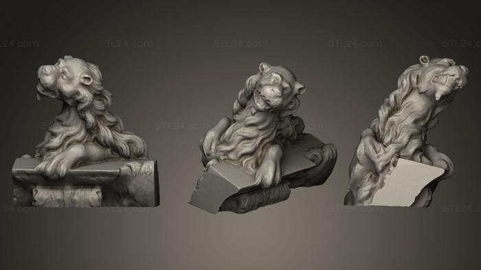 Статуэтки животных (Деталь баржи принца Фредерикса, STKJ_0223) 3D модель для ЧПУ станка