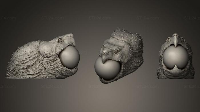 Статуэтки животных (Оскар Трехо Сфера Аллигатора, STKJ_0378) 3D модель для ЧПУ станка