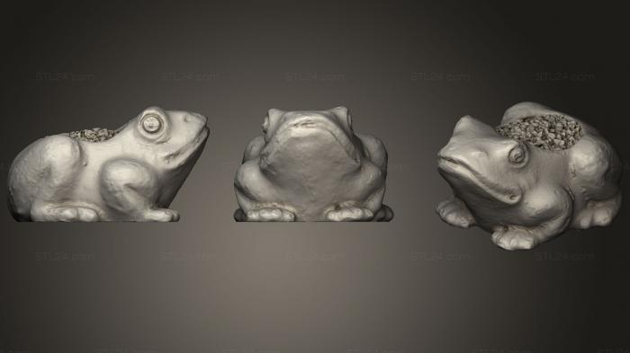Статуэтки животных (Эксперименты по выращиванию лягушек, STKJ_0978) 3D модель для ЧПУ станка