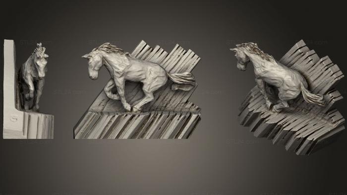 Animal figurines (Home is Where the Art is by Simon O Rourke, STKJ_1065) 3D models for cnc