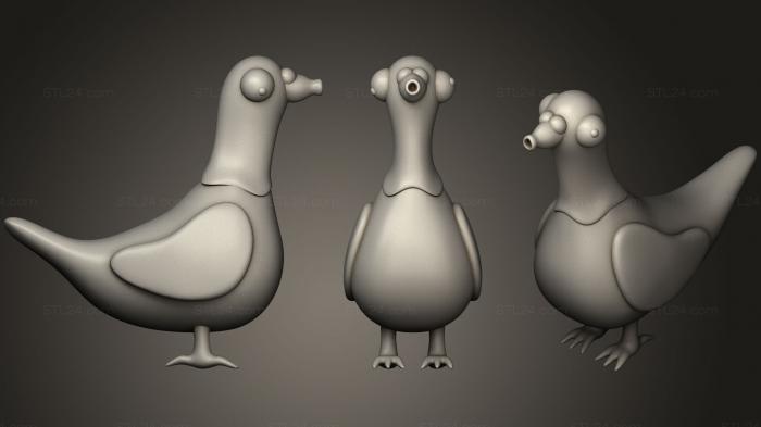 Kruuu!!  Dumb Pigeon Concept
