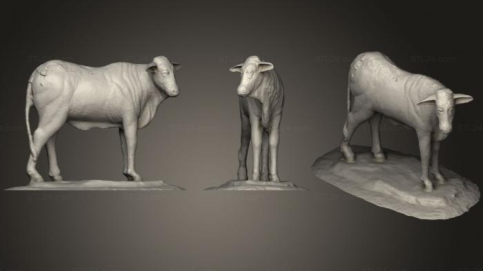Статуэтки животных (Патунг Сапи Фпп Ундип Семаранг (Статуя коровы), STKJ_1260) 3D модель для ЧПУ станка
