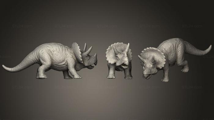 Статуэтки животных (Гладкий Вольт Киран 2, STKJ_1473) 3D модель для ЧПУ станка