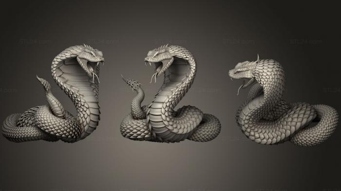 Animal figurines (Sword amp Sorcery119, STKJ_1523) 3D models for cnc