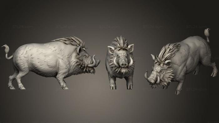 Статуэтки животных (Меч и Волшебство 127, STKJ_1524) 3D модель для ЧПУ станка