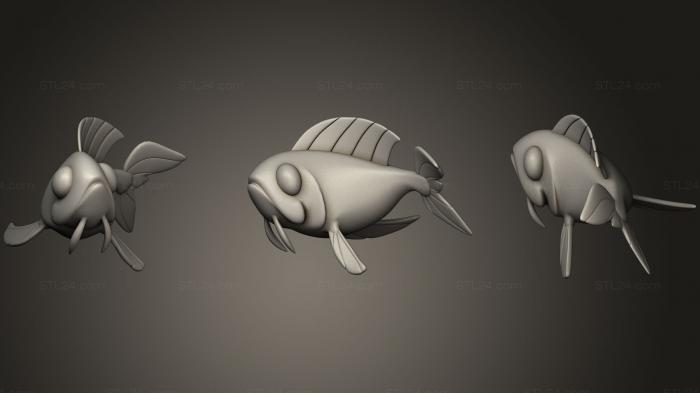 Зодиак Рыбы 3D Пинап Серия 3