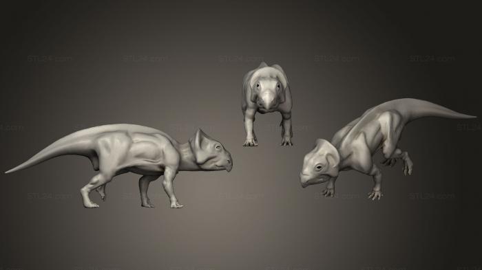 Статуэтки животных (Доисторические создания3, STKJ_1762) 3D модель для ЧПУ станка
