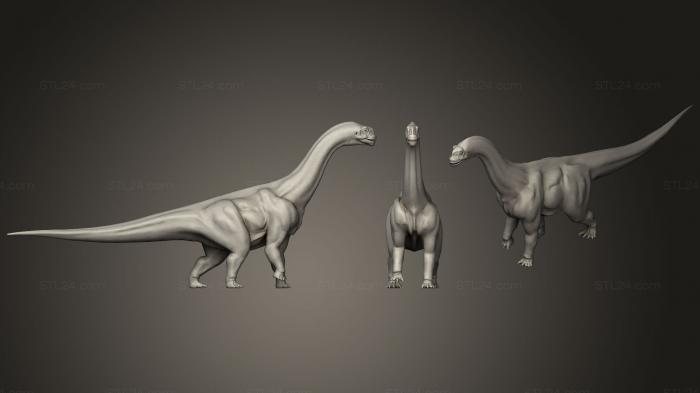 Статуэтки животных (Доисторические создания5, STKJ_1763) 3D модель для ЧПУ станка