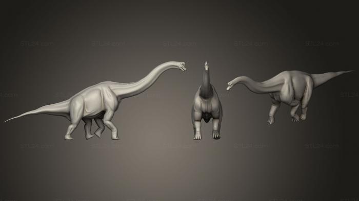 Статуэтки животных (Доисторические создания11, STKJ_1764) 3D модель для ЧПУ станка