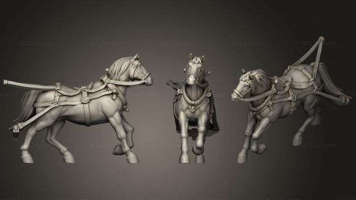 Animal figurines (City Watch Prison Wagon, STKJ_2023) 3D models for cnc