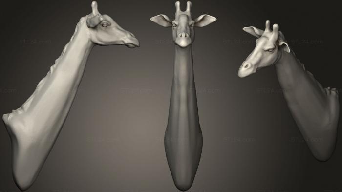 Animal figurines (Giraffe 96, STKJ_2223) 3D models for cnc