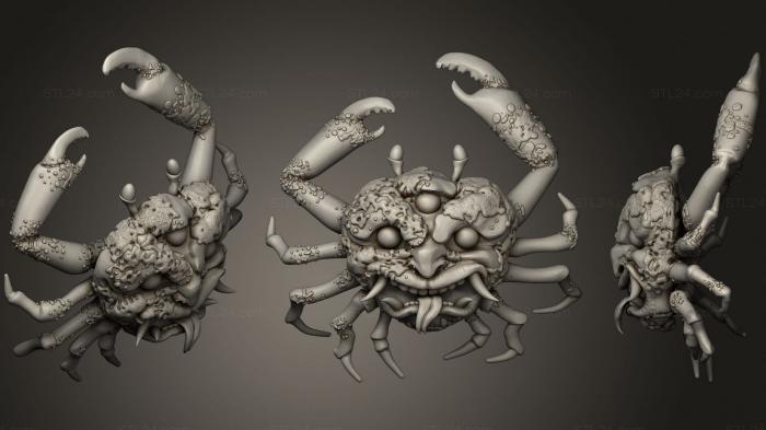 Animal figurines (Heikegani Demon Crab 2, STKJ_2249) 3D models for cnc