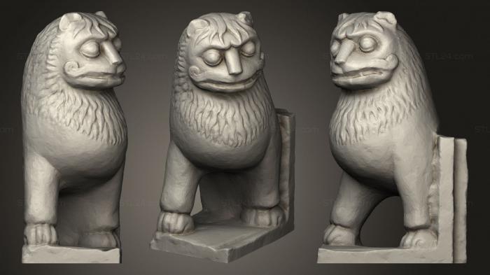 Статуэтки животных (Стиль льва олса, STKJ_2314) 3D модель для ЧПУ станка