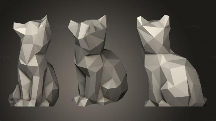 Low Poly Fox (Looking Up)