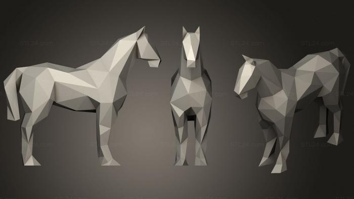Low poly Horse