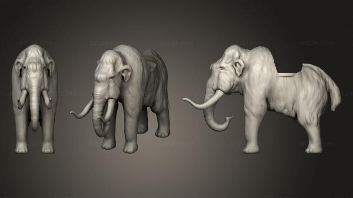 Статуэтки животных (Гигантский медиум, STKJ_2341) 3D модель для ЧПУ станка