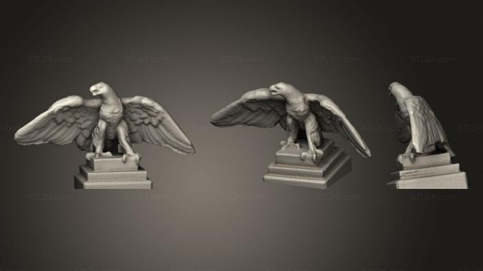 Animal figurines (Park Avenue Eagle, STKJ_2386) 3D models for cnc