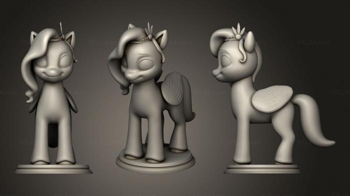 Animal figurines (Pipp Petals My Little Pony G5, STKJ_2400) 3D models for cnc