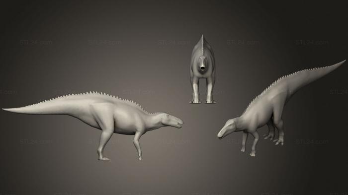 Animal figurines (Shantungosaurus 2 21, STKJ_2454) 3D models for cnc