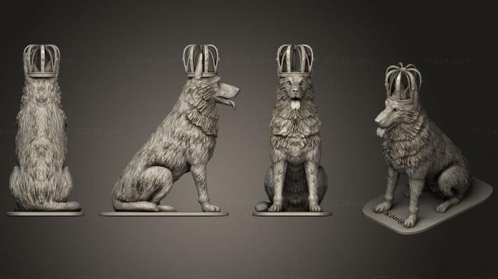 Статуэтки животных (Эффектный Джофо Киран, STKJ_2478) 3D модель для ЧПУ станка
