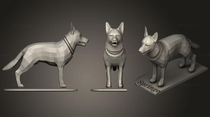 Статуэтки животных (Эффектный Джофо Киран1, STKJ_2479) 3D модель для ЧПУ станка