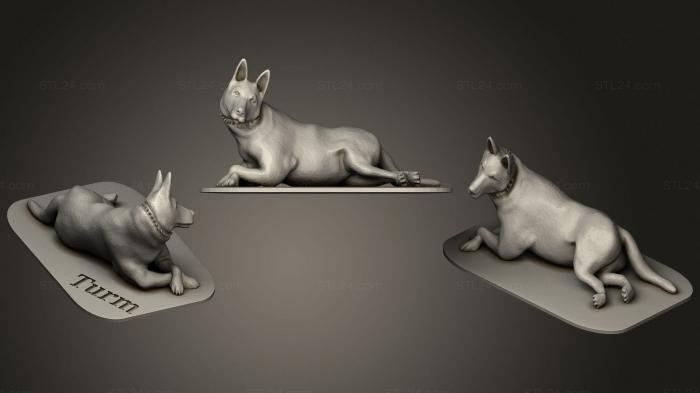 Статуэтки животных (Эффектный Джофо Киран2, STKJ_2480) 3D модель для ЧПУ станка