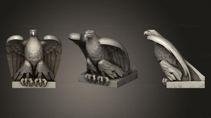 Статуэтки животных (Статуя 06 010, STKJ_2495) 3D модель для ЧПУ станка
