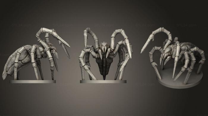 Статуэтки животных (Меч - паук, STKJ_2512) 3D модель для ЧПУ станка
