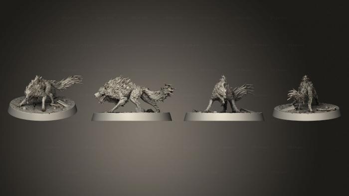 Animal figurines (All Seeing Canid, STKJ_2595) 3D models for cnc
