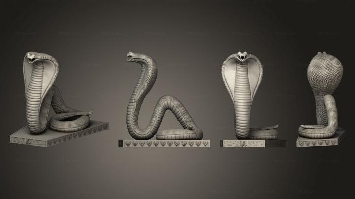 Animal figurines (Anubis Shrine 02, STKJ_2611) 3D models for cnc