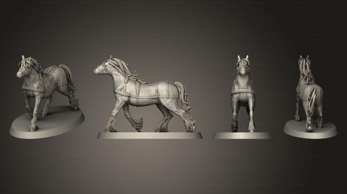 Animal figurines (Baba Yaga, STKJ_2622) 3D models for cnc