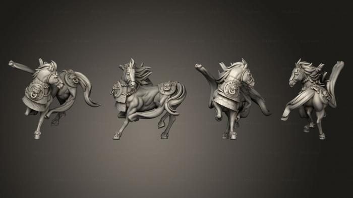 Animal figurines (Bai Longama Armored scale, STKJ_2624) 3D models for cnc