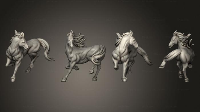 Animal figurines (Bai Longma, STKJ_2627) 3D models for cnc