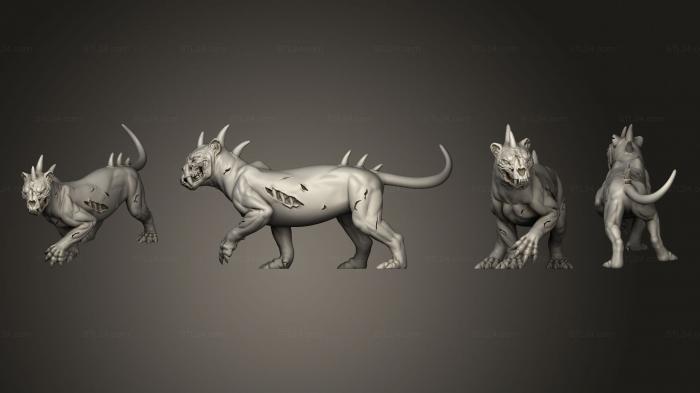 Animal figurines (Beast 1, STKJ_2644) 3D models for cnc