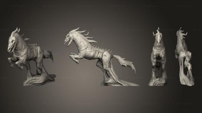 Animal figurines (Bloodborne Chargers Base, STKJ_2656) 3D models for cnc