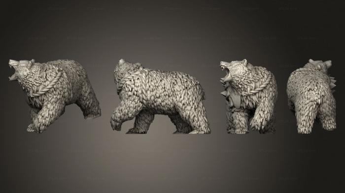 Статуэтки животных (Бусидо Минимото Тетсу, STKJ_2674) 3D модель для ЧПУ станка
