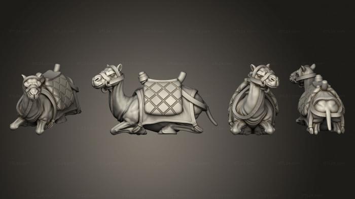 Animal figurines (Camel 03, STKJ_2677) 3D models for cnc