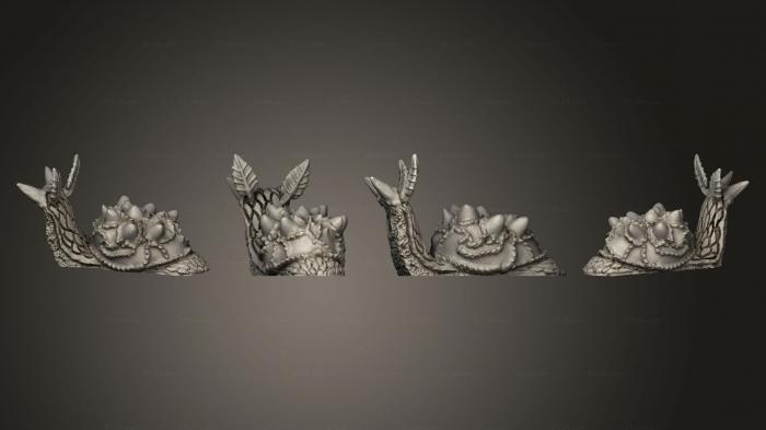 Статуэтки животных (Плотоядная Древесная Улитка 02, STKJ_2692) 3D модель для ЧПУ станка