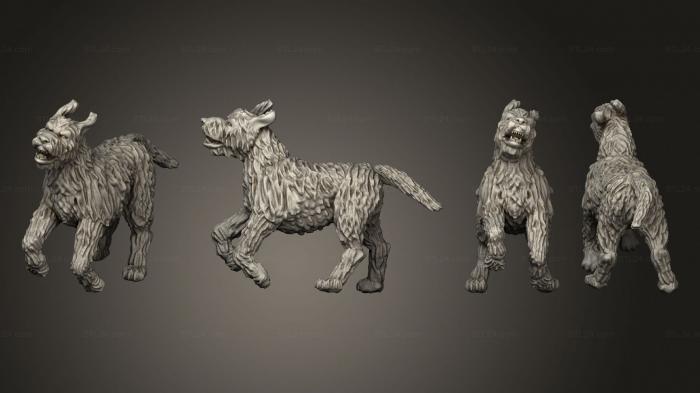 Animal figurines (CELTIC DOG A, STKJ_2699) 3D models for cnc