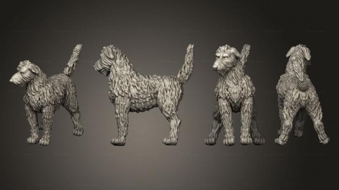 Animal figurines (CELTIC DOG B, STKJ_2700) 3D models for cnc