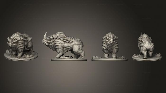 Animal figurines (dinosaur 2, STKJ_2763) 3D models for cnc