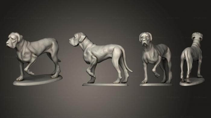 Animal figurines (dog, STKJ_2779) 3D models for cnc