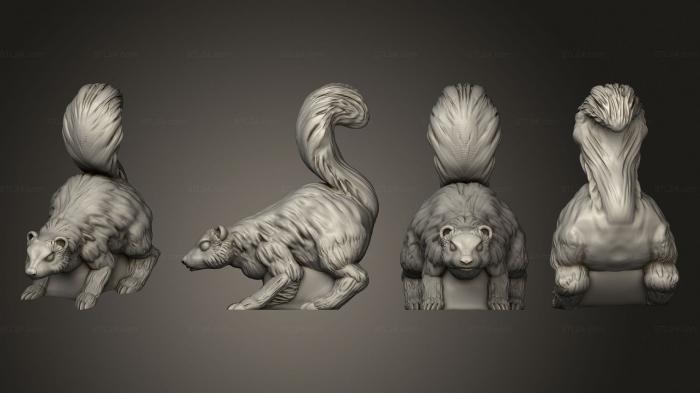 Animal figurines (Duncan Shadow Pose 1 001, STKJ_2788) 3D models for cnc