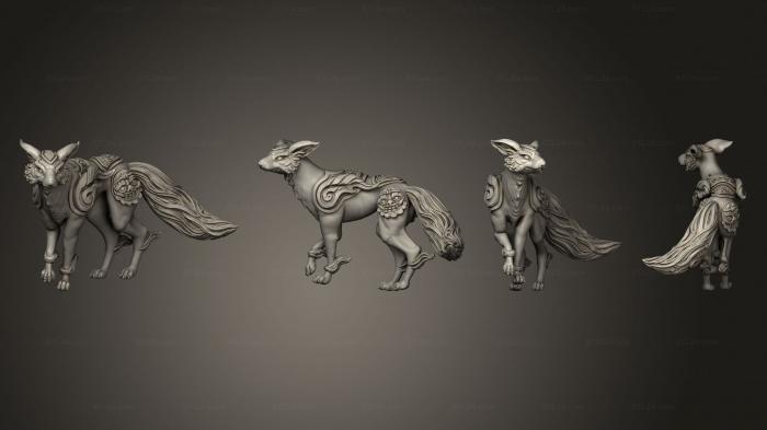 Animal figurines (elestial dog scale, STKJ_2791) 3D models for cnc