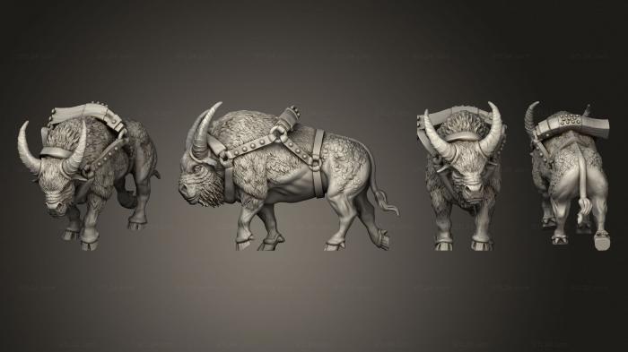 Статуэтки животных (Крепость Беа, STKJ_2812) 3D модель для ЧПУ станка