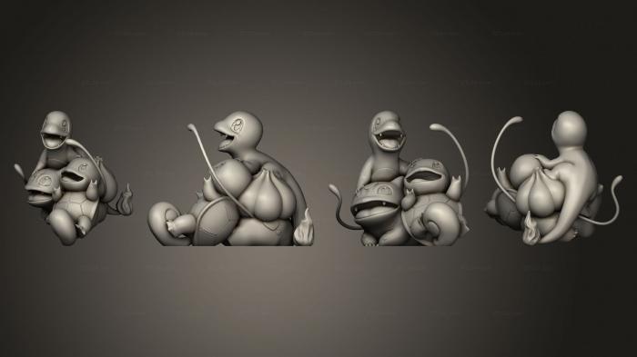 Animal figurines (Gen 1, STKJ_2824) 3D models for cnc