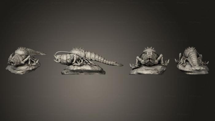 Animal figurines (Giant Thermal Shrimp Large v 3, STKJ_2843) 3D models for cnc